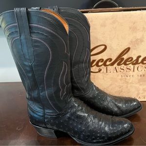 Lucchese full quill ostrich. 12D